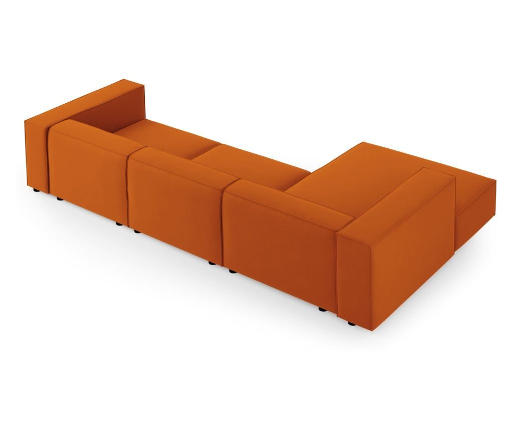 Sarokkanapé Cosmopolitan Design 622396, Arendal, terrakotta, 70x166x284 cm - 3