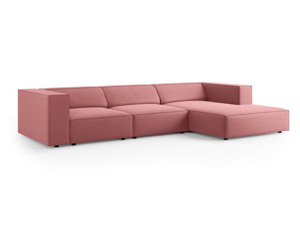 Sarokkanapé Cosmopolitan Design 622396, Arendal, Flamingo szín, 70x166x284 cm - 2