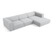 Sarokülőgarnitúra Cosmopolitan Design 622396, Arendal, Világosszürke, 70x166x284 cm thumbnail 4