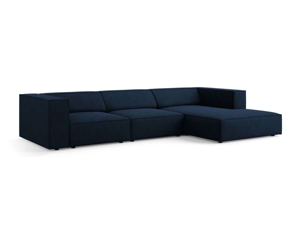 Sarokkanapé Cosmopolitan Design 622396, Arendal, királykék, 70x166x284 cm - 3