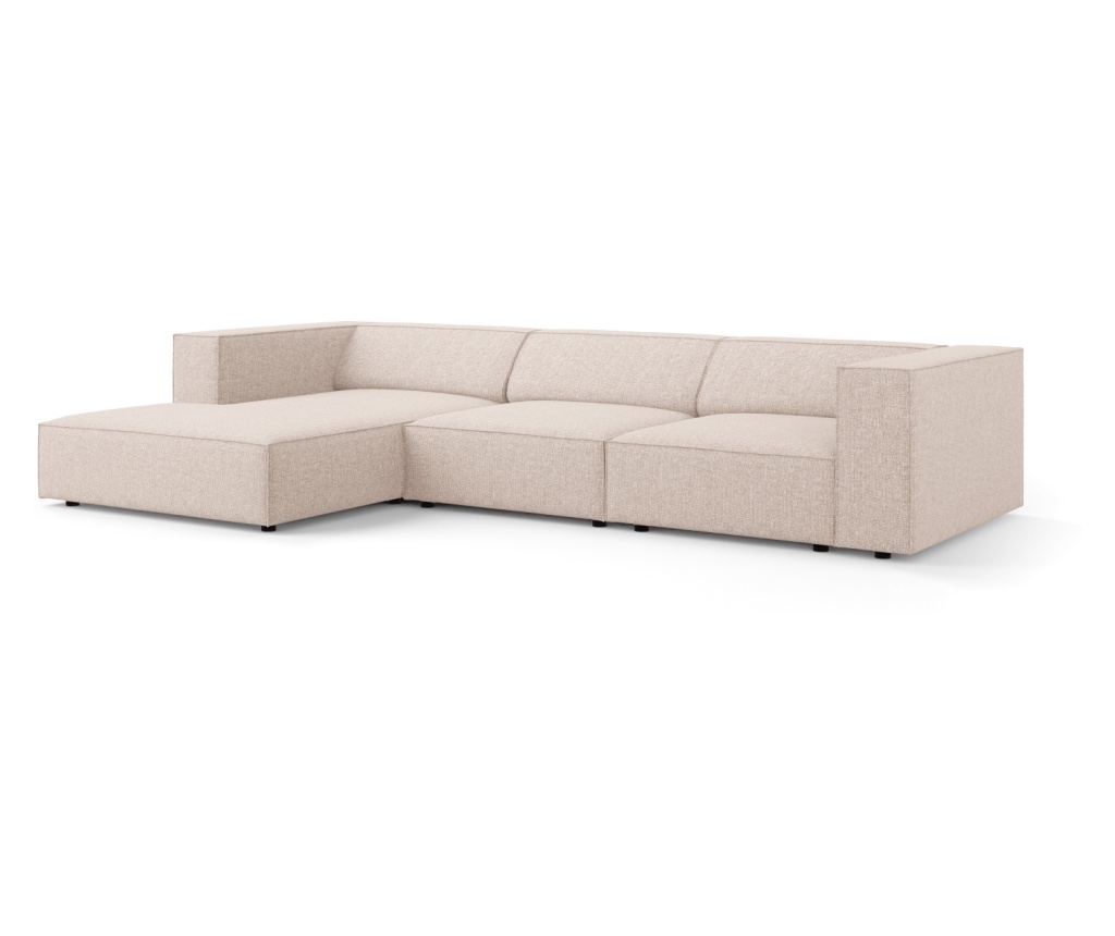 Sarokkanapé Cosmopolitan Design 622396, Arendal, bézs, 70x166x284 cm - 2