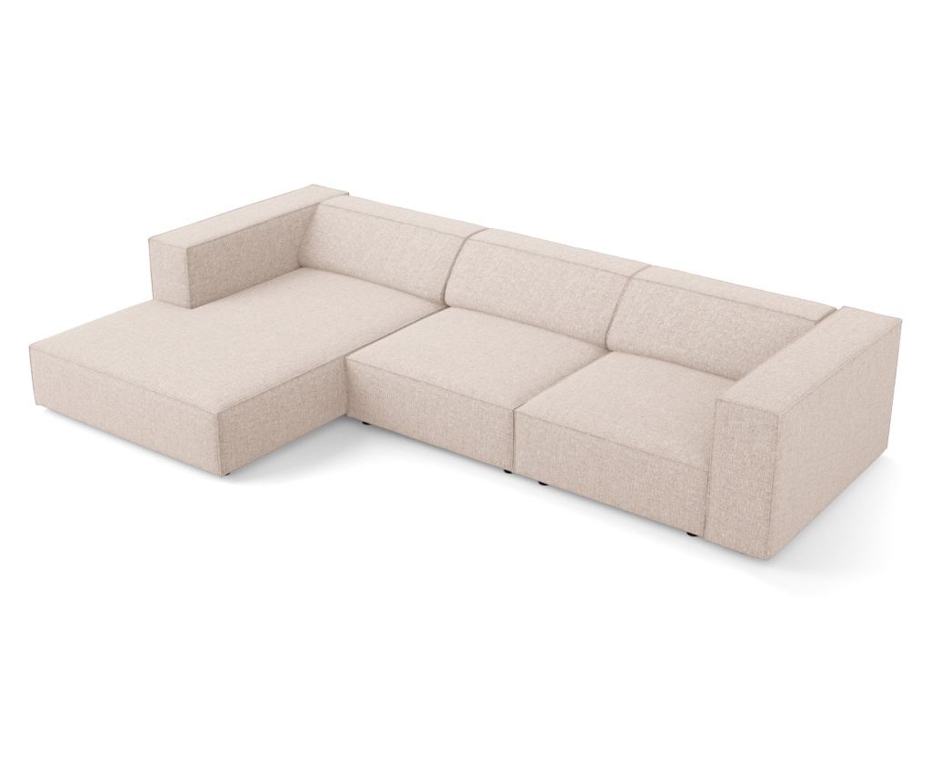 Sarokkanapé Cosmopolitan Design 622396, Arendal, bézs, 70x166x284 cm - 4
