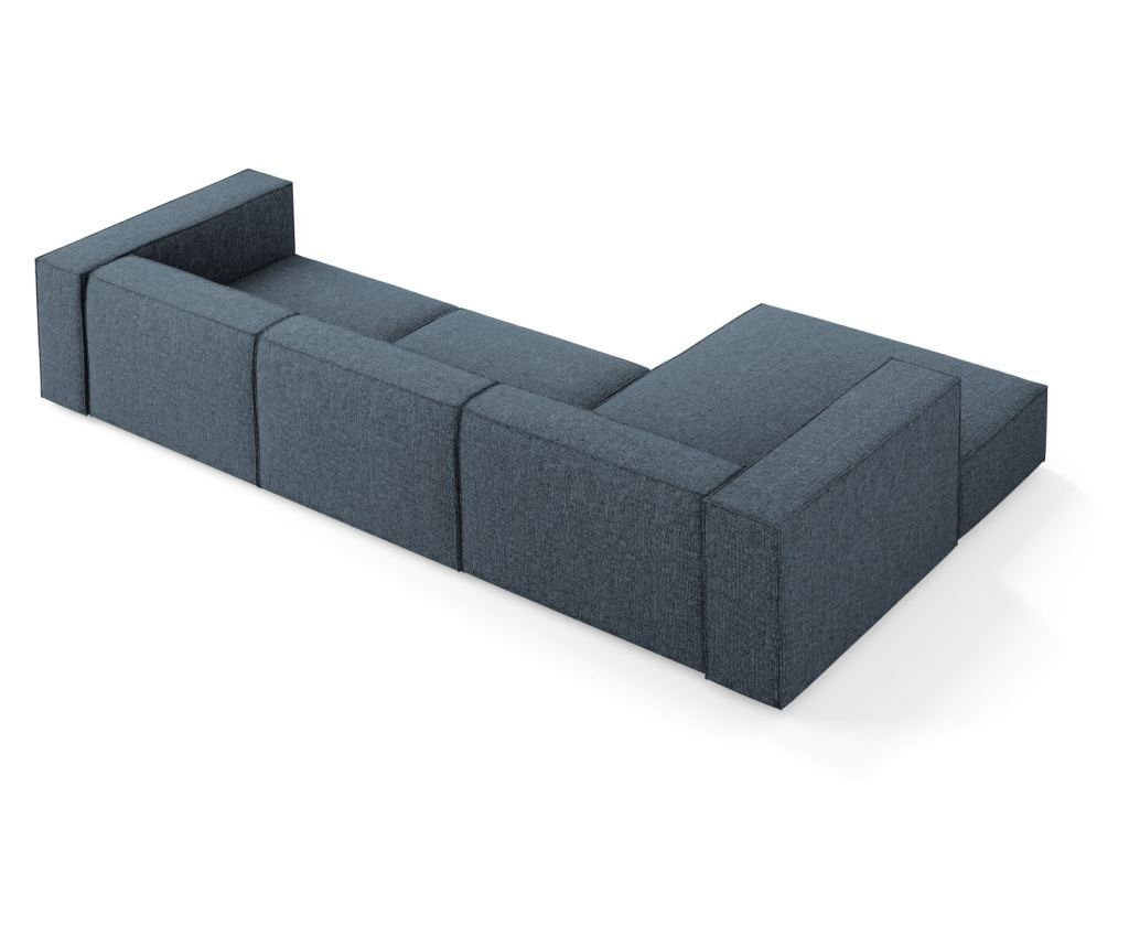 Sarokkanapé Cosmopolitan Design 622396, Arendal, Királykék, 70x166x284 cm - 3