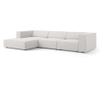 Sarokülőgarnitúra Cosmopolitan Design 622396, Arendal, Világosszürke, 70x166x284 cm thumbnail 2