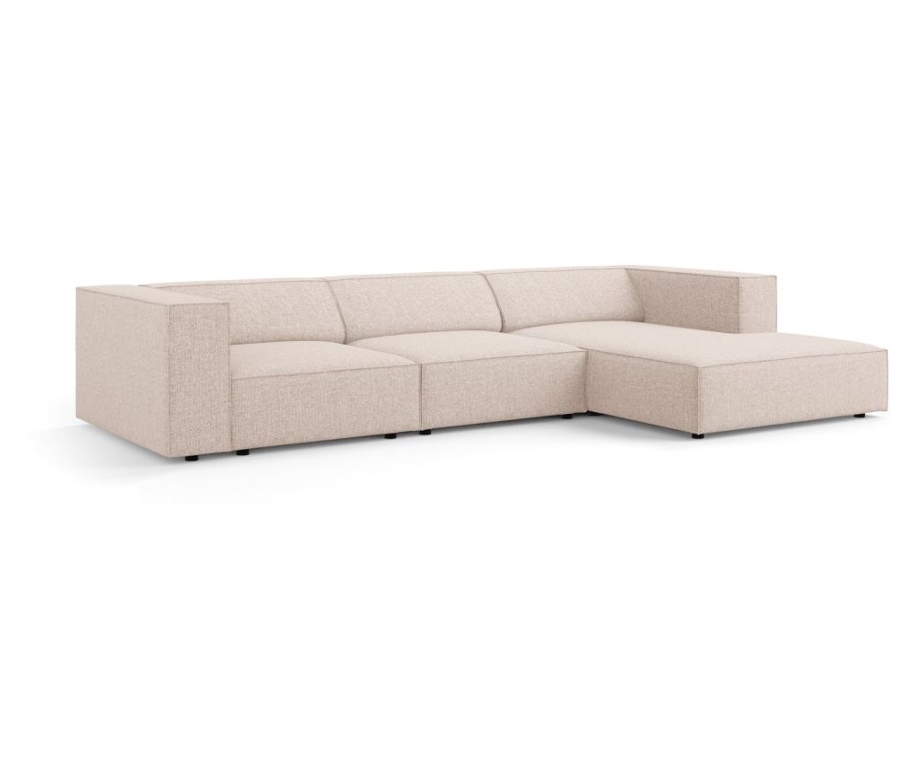 Sarokülőgarnitúra Cosmopolitan Design 622396, Arendal, bézs, 70x166x284 cm - 2