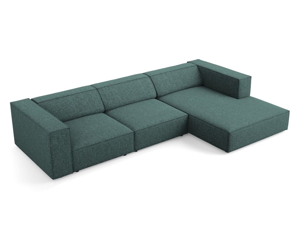 Cosmopolitan Design 622396 sarokülő, Arendal, Türkiz, 70x166x284 cm - 4