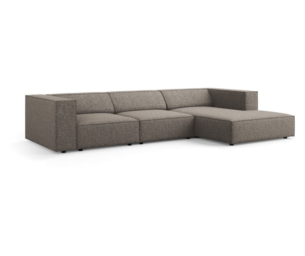 Sarokkanapé Cosmopolitan Design 622396, Arendal, Szürke, 70x166x284 cm - 2