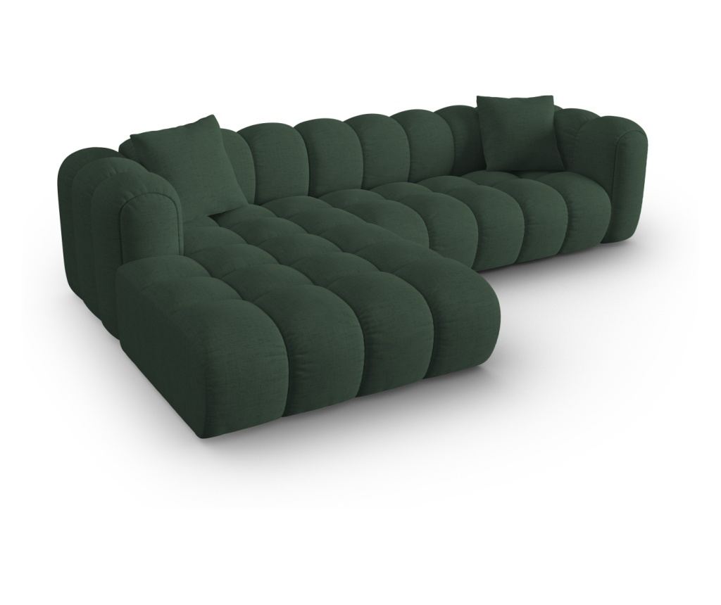 Moduláris sarokkanapé Windsor & Co 862251, Astro, tengerzöld, 70x190x300 cm - 3