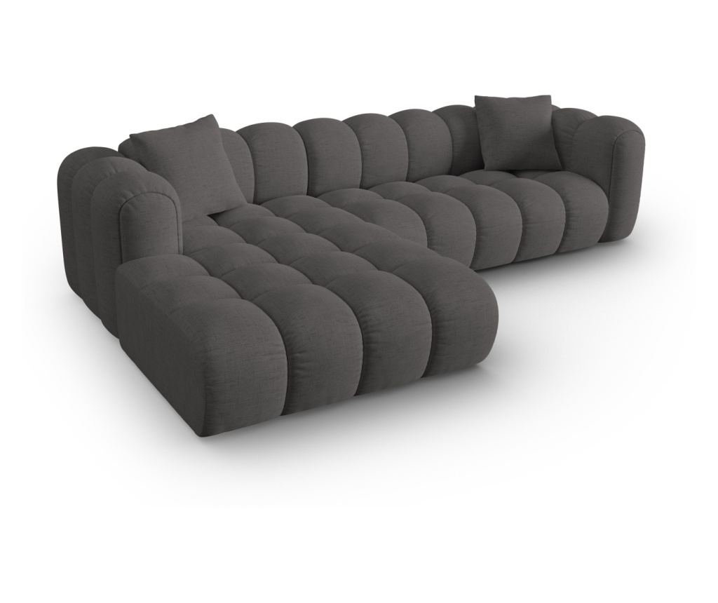 Moduláris sarokkanapé Windsor & Co 862251, Astro, szürke, 70x190x300 cm - 3