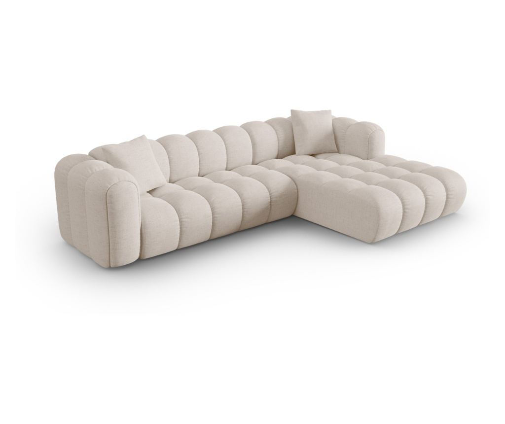 Moduláris sarokkanapé Windsor & Co 862251, Astro, bézs, 70x190x300 cm - 2