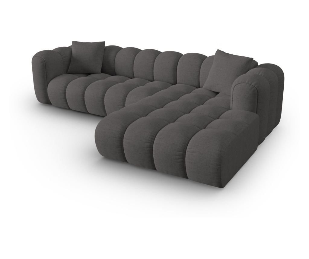 Moduláris sarokkanapé Windsor & Co 862251, Astro, Szürke, 70x190x300 cm - 3