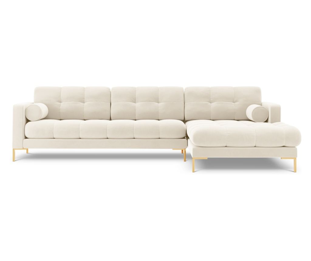 Sarokkanapé Cosmopolitan Design 620658, Világosbézs, 75x185x293 cm - 3