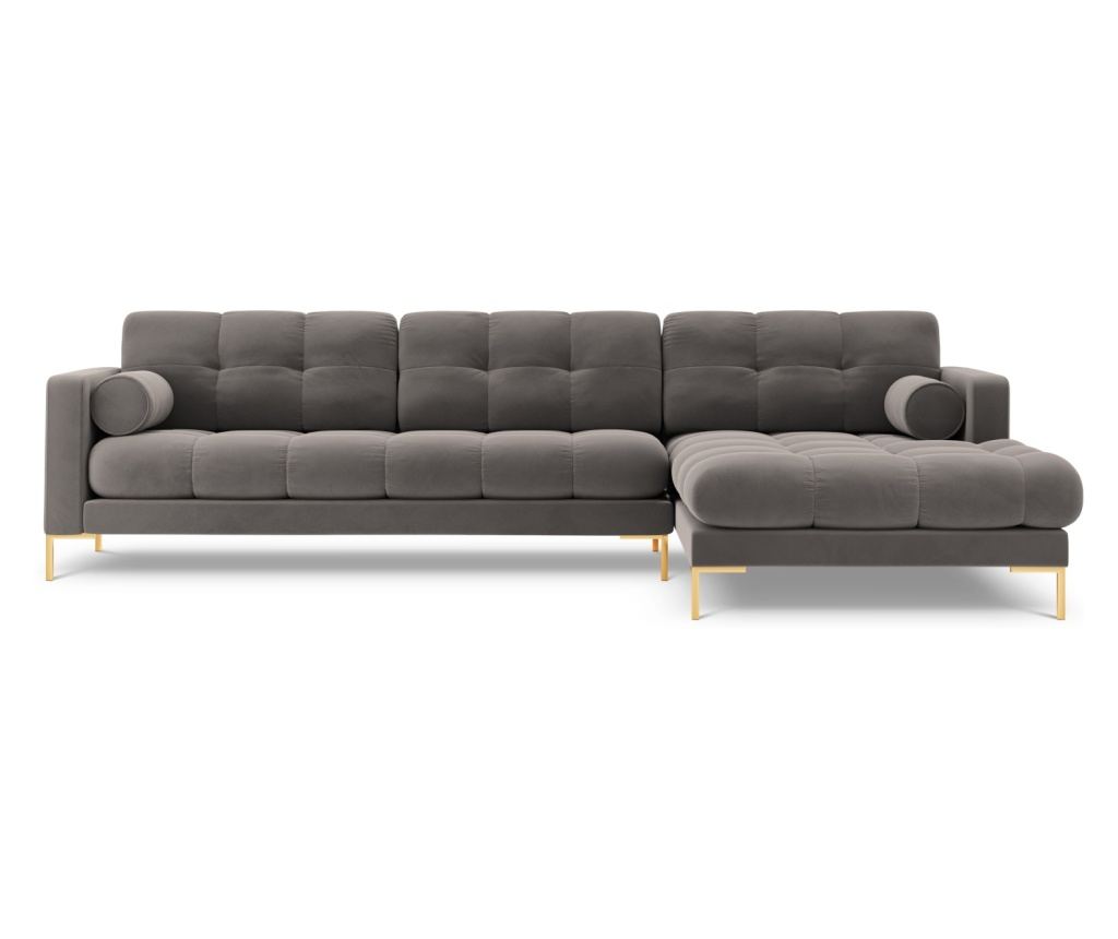 Sarokülőgarnitúra Cosmopolitan Design 620658, Bali, Világosszürke, 75x185x293 cm - 3