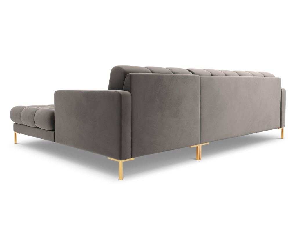 Sarokülőgarnitúra Cosmopolitan Design 620658, Bali, Világosszürke, 75x185x293 cm - 4
