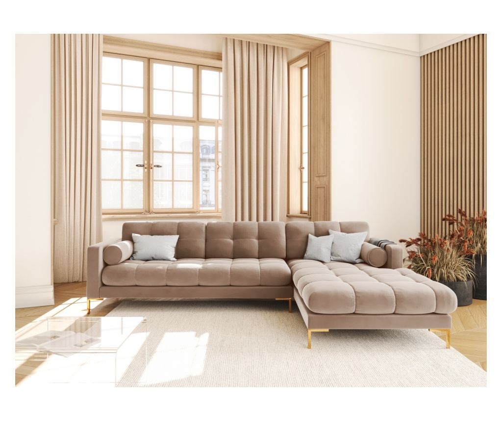 Sarokkanapé Cosmopolitan Design 620658, Bali, bézs, 75x185x293 cm - 2
