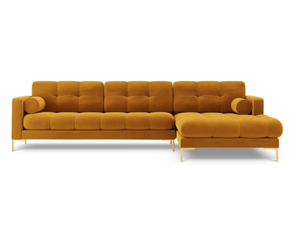 Sarokkanapé Cosmopolitan Design 620658, Bali, Sárga, 75x185x293 cm - 3