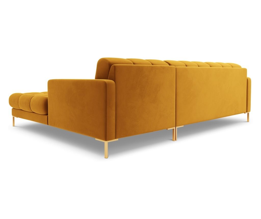 Sarokkanapé Cosmopolitan Design 620658, Bali, Sárga, 75x185x293 cm - 4