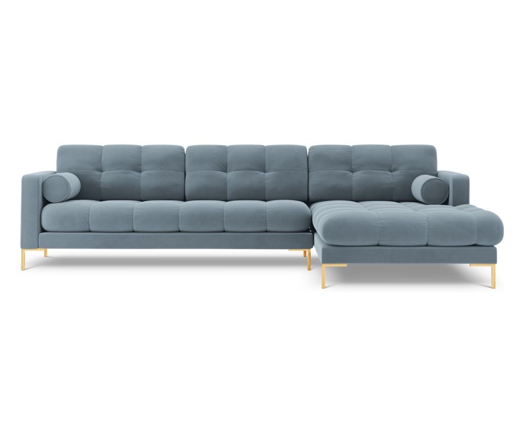 Sarokülőgarnitúra Cosmopolitan Design 620658, Bali, Világoskék, 75x185x293 cm - 3