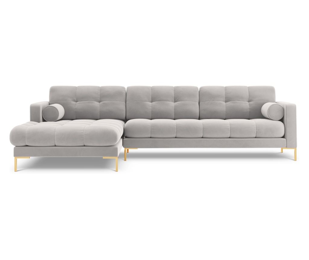 Sarokkanapé Cosmopolitan Design 620658, Bali, Ezüst, 75x185x293 cm - 3