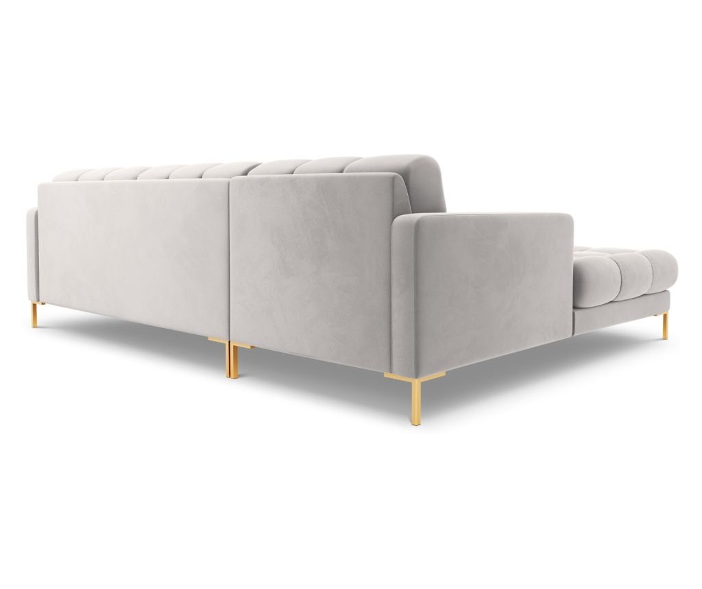 Sarokkanapé Cosmopolitan Design 620658, Bali, Ezüst, 75x185x293 cm - 4