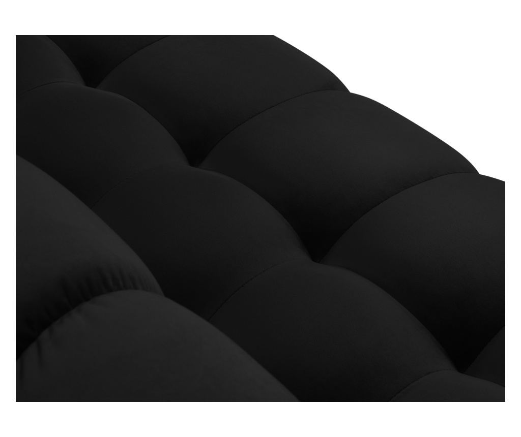Sarokkanapé Cosmopolitan Design 620658, Bali, Fekete, 75x185x293 cm - 7