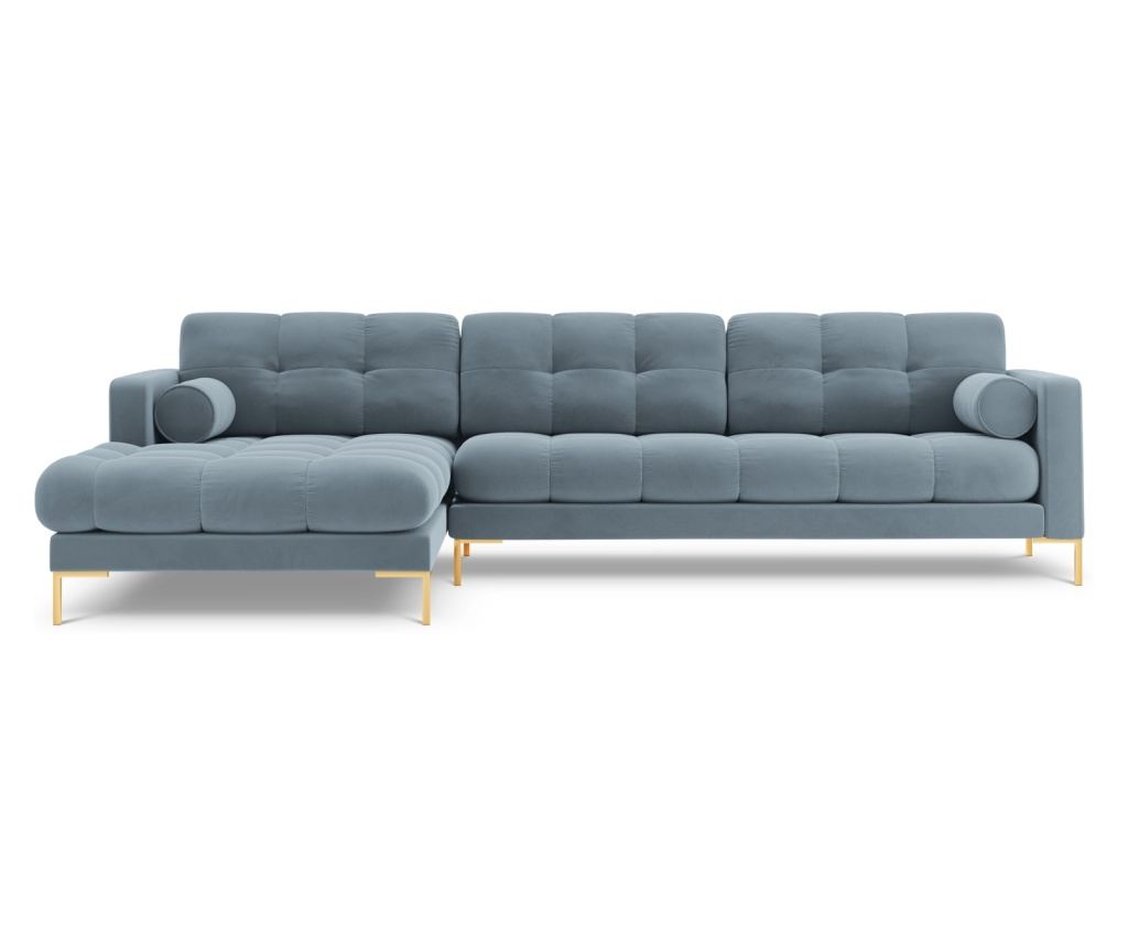 Sarokülőgarnitúra Cosmopolitan Design 620658, Bali, Világoskék, 75x185x293 cm - 5