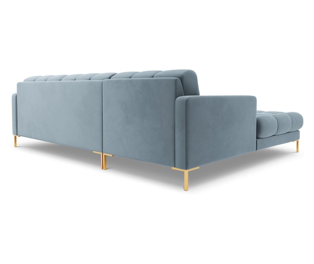 Sarokülőgarnitúra Cosmopolitan Design 620658, Bali, Világoskék, 75x185x293 cm - 7