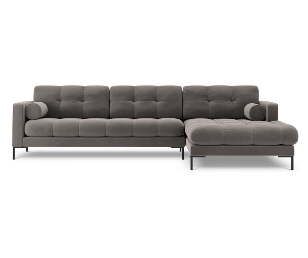 Sarokülőgarnitúra Cosmopolitan Design 620658, Bali, Világosszürke, 75x185x293 cm - 3