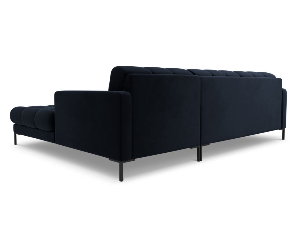 Sarokkanapé Cosmopolitan Design 620658, Bali, sötétkék, 75x185x293 cm - 4