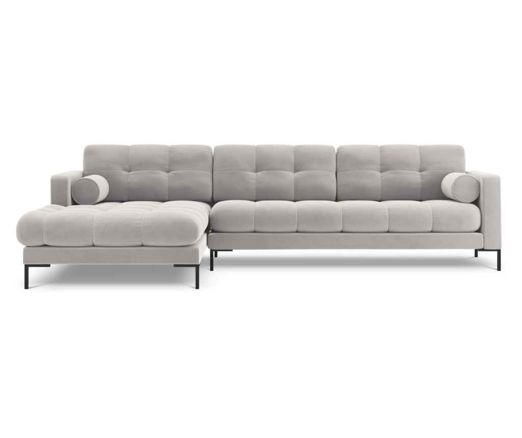 Sarokülőgarnitúra Cosmopolitan Design 620658, Bali, Ezüst, 75x185x293 cm - 3