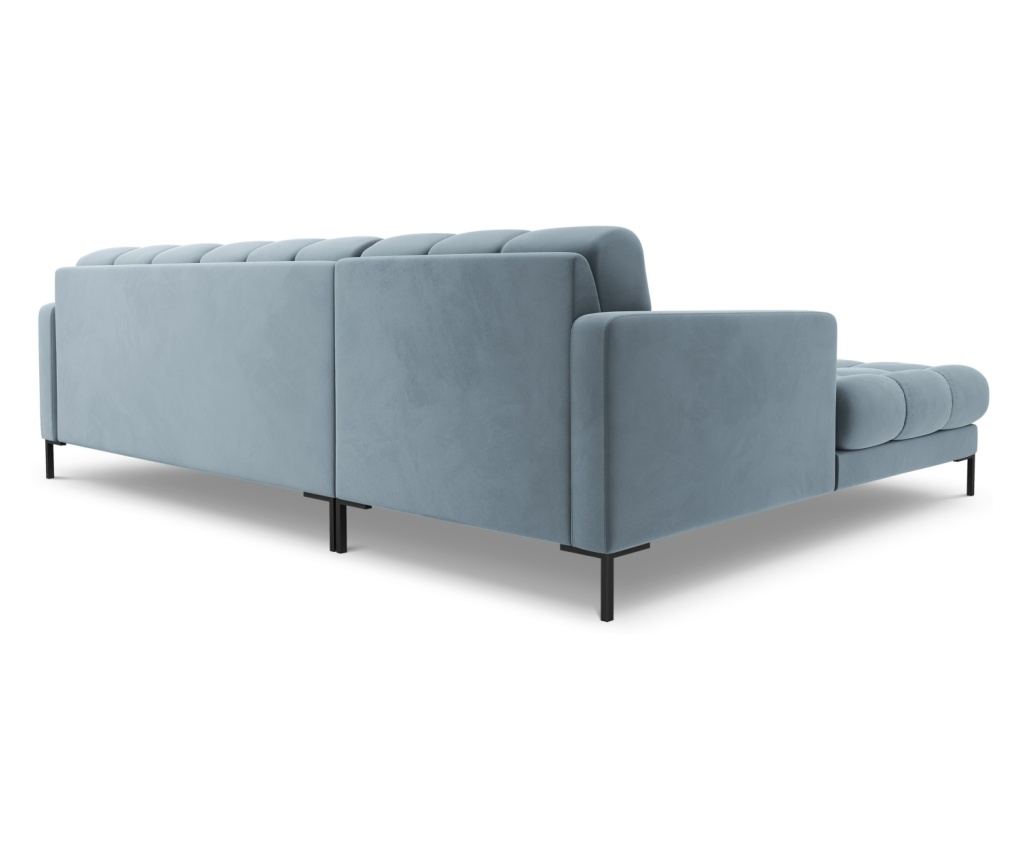 Sarokkanapé Cosmopolitan Design 620658, Bali, Világoskék, 75x185x293 cm - 4