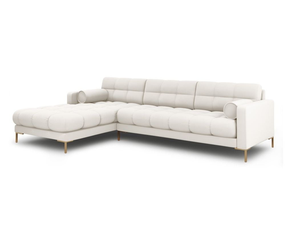 Sarokkanapé Cosmopolitan Design 620658, Világosbézs, 75x185x293 cm - 2