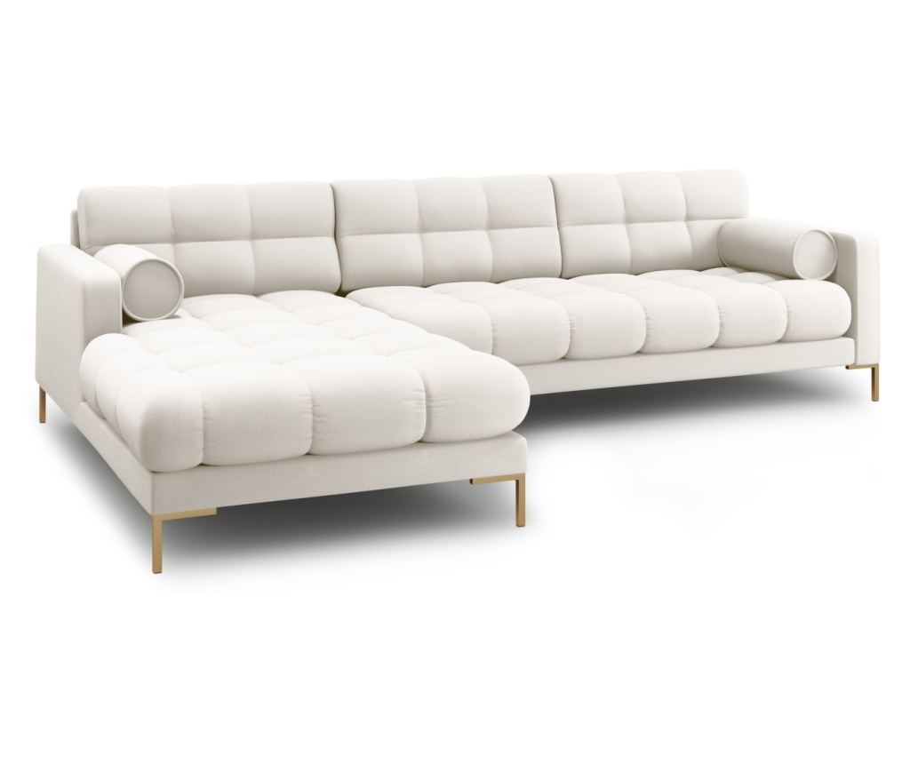 Sarokkanapé Cosmopolitan Design 620658, Világosbézs, 75x185x293 cm - 3