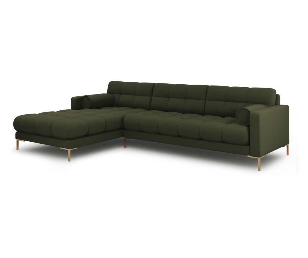 Sarokkanapé Cosmopolitan Design 620658, Bali, Zöld, 75x185x293 cm - 2