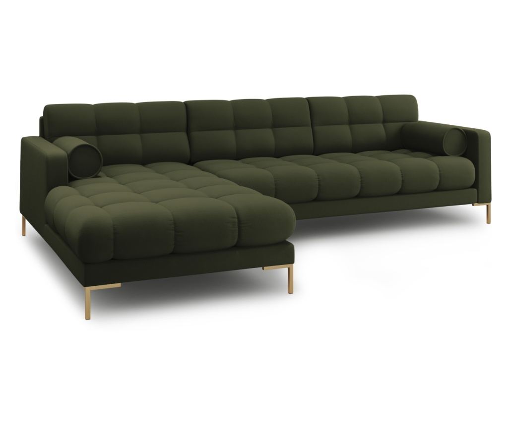 Sarokkanapé Cosmopolitan Design 620658, Bali, Zöld, 75x185x293 cm - 3
