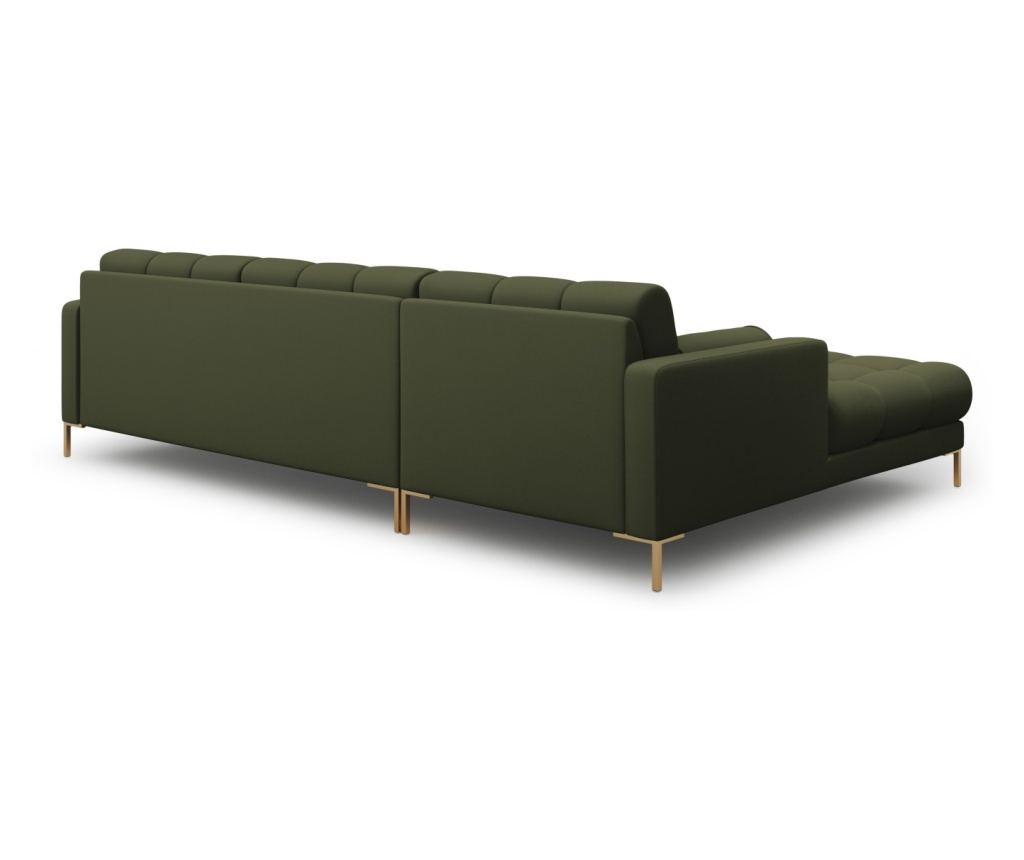 Sarokkanapé Cosmopolitan Design 620658, Bali, Zöld, 75x185x293 cm - 4