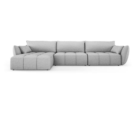 Modularna kutna garnitura Milo Casa 898806, Harper, srebrna, 85x153x310 cm