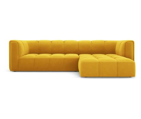 Modularna kutna garnitura Milo Casa 898301, Francesca, žuta, 70x160x256 cm