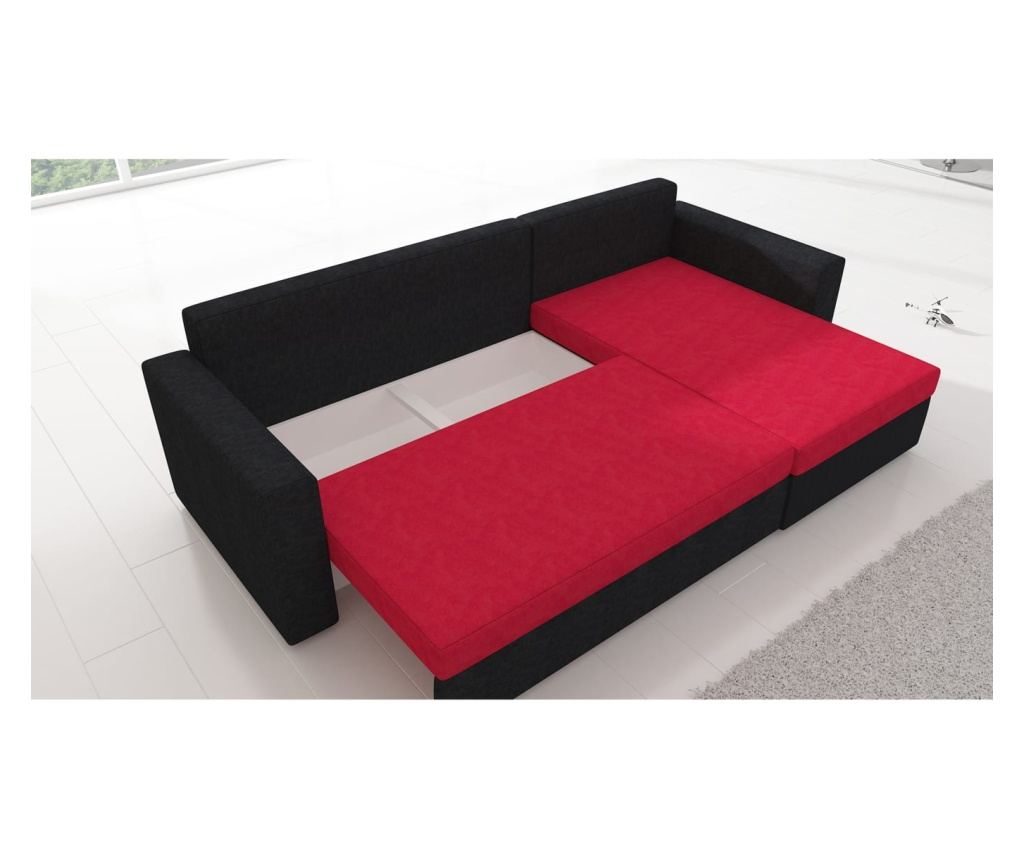 Canapea de colț Vstyle Elegant 480174, gri închis - 3