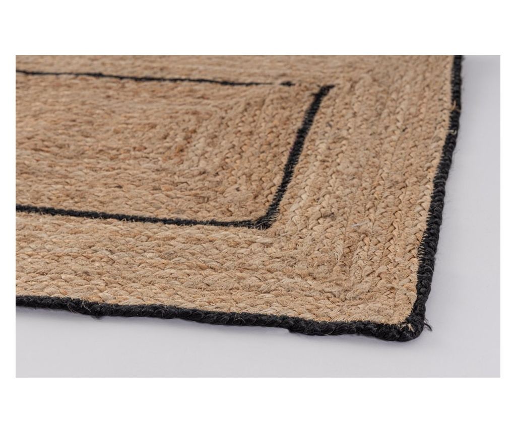 Ankit Natural Black Jute Rug 60x150 cm - 2