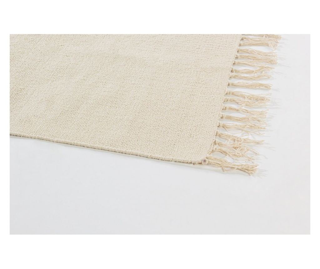 Yoshiko Ivory Cotton Rug, 70x200 cm - 2