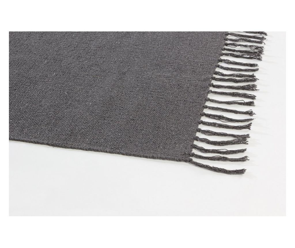 Yoshiko Grey Cotton Rug 70x200 cm - 2