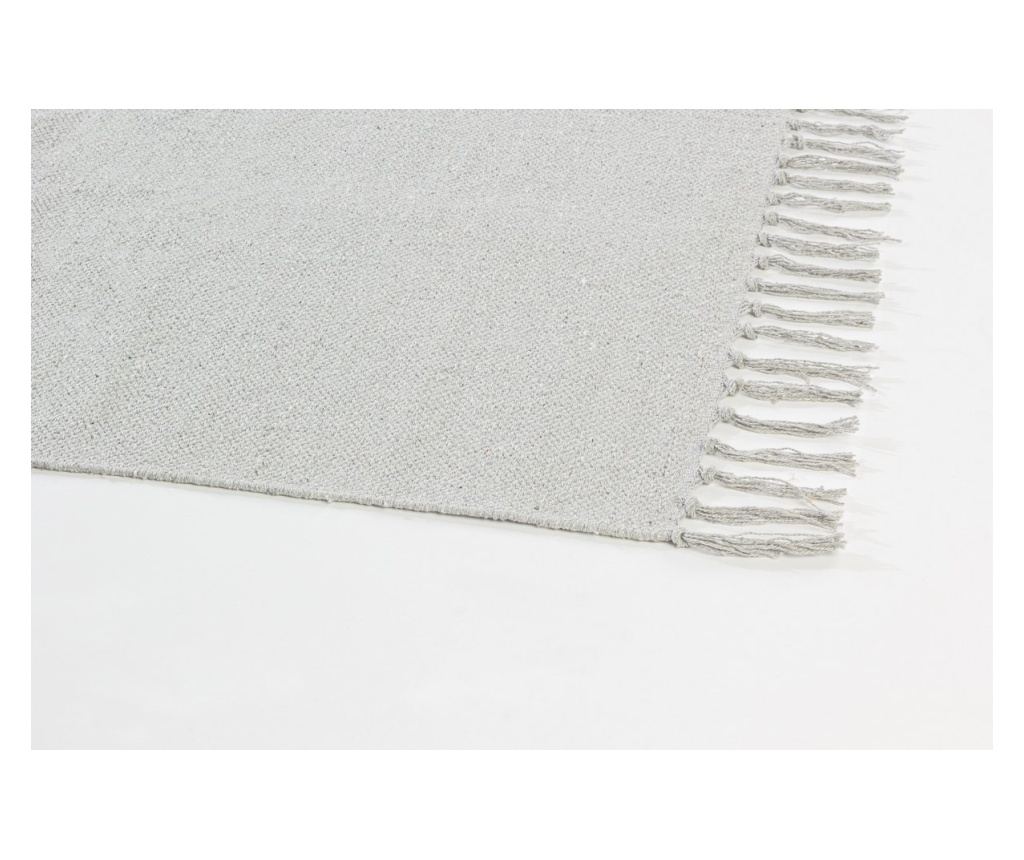 Yoshiko Light Gray Cotton Rug, 70x200 cm - 2