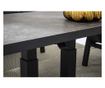 Anthracite Grey Adjustable Height Table Truman 140x85x49/72h thumbnail 2