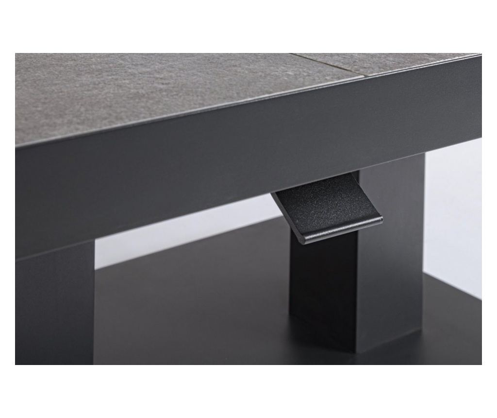 Anthracite Grey Adjustable Height Table Truman 140x85x49/72h - 8