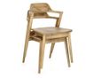 Amery Brown Wooden Chair 51x59x77h thumbnail 2