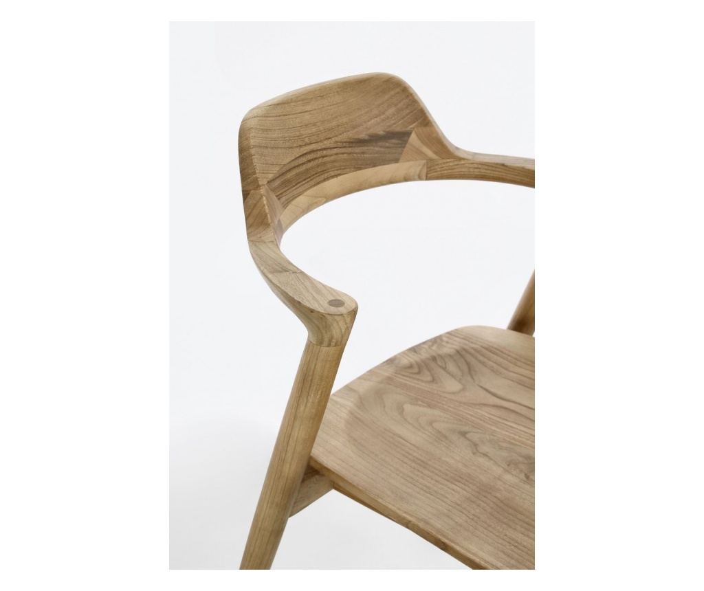 Amery Brown Wooden Chair 51x59x77h - 4