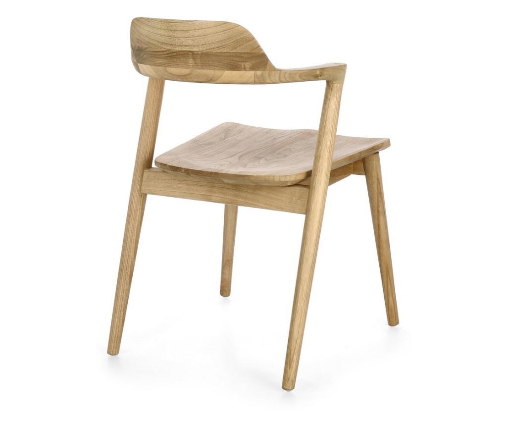 Amery Brown Wooden Chair 51x59x77h - 5