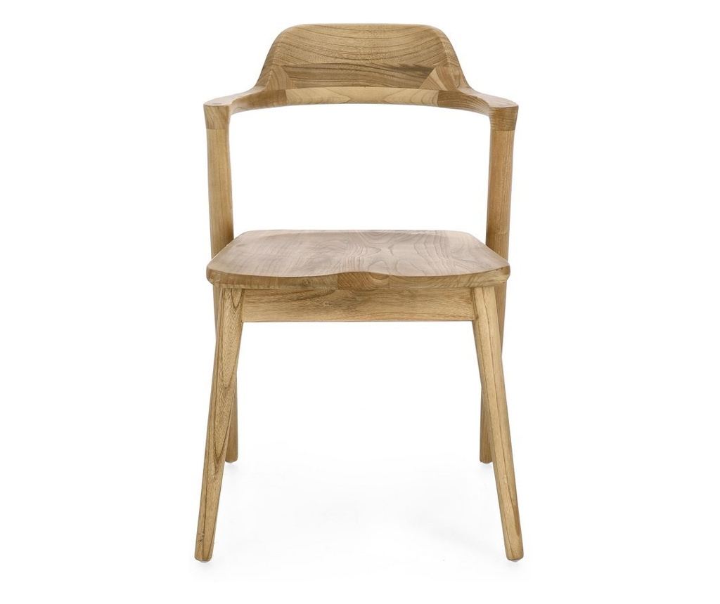 Amery Brown Wooden Chair 51x59x77h - 6