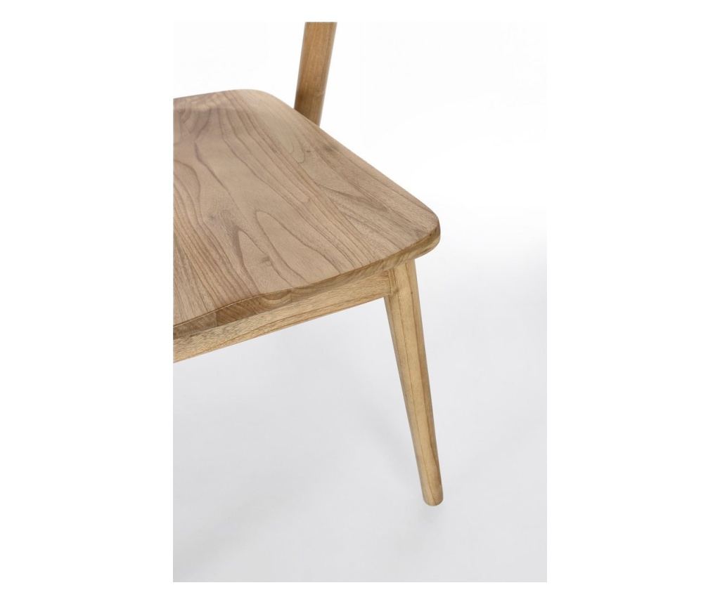 Amery Brown Wooden Chair 51x59x77h - 9